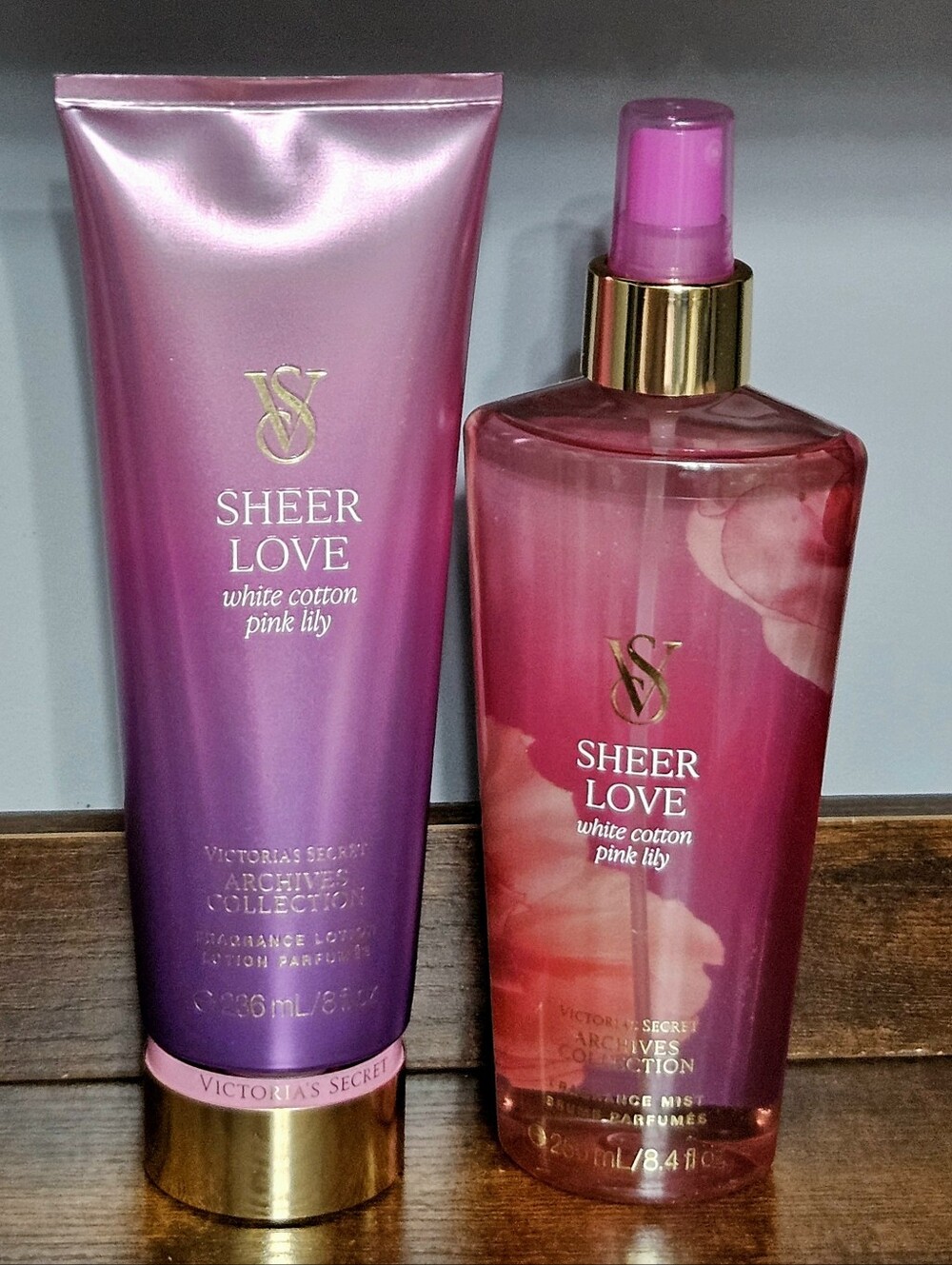 Victoria's Secret SHEER LOVE SET Archives Collection Body Lotion & Mist New